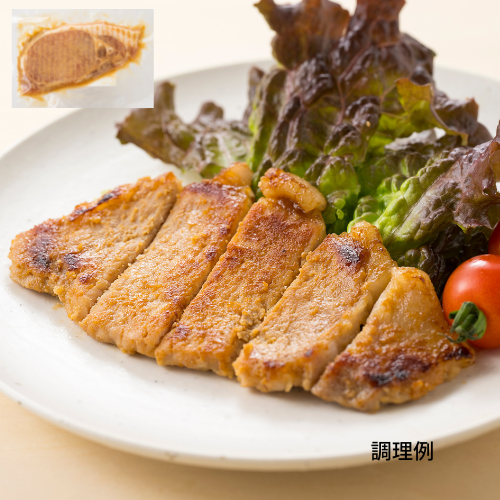 [産直便]梨でやわらか 新潟県産豚ロース味噌漬けの商品画像です