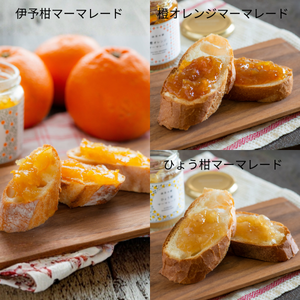 無茶々園マーマレード3種セット