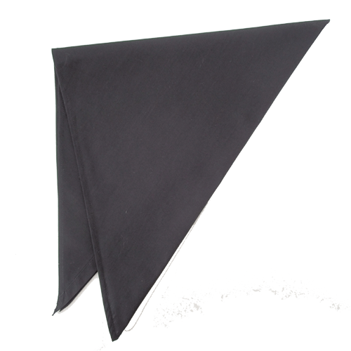 三角巾(黒)の商品画像です